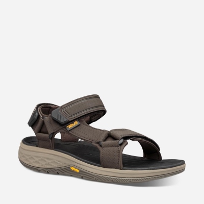 Teva Strata Universal - Men's Teva Sandals - Coffee | India (IDOR92134)